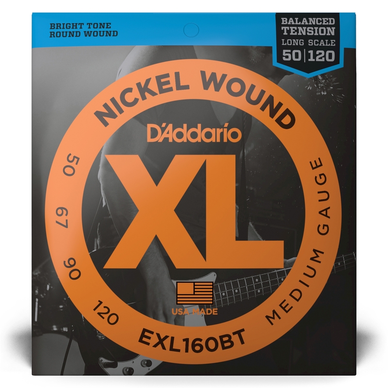 D'Addario EXL160BT Balanced Tension 50-120 Long Scale Electric Bass