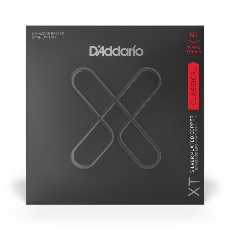 D'Addario XTC45TT XT Dynacore Titanium Classical Guitar Strings, Normal Tension