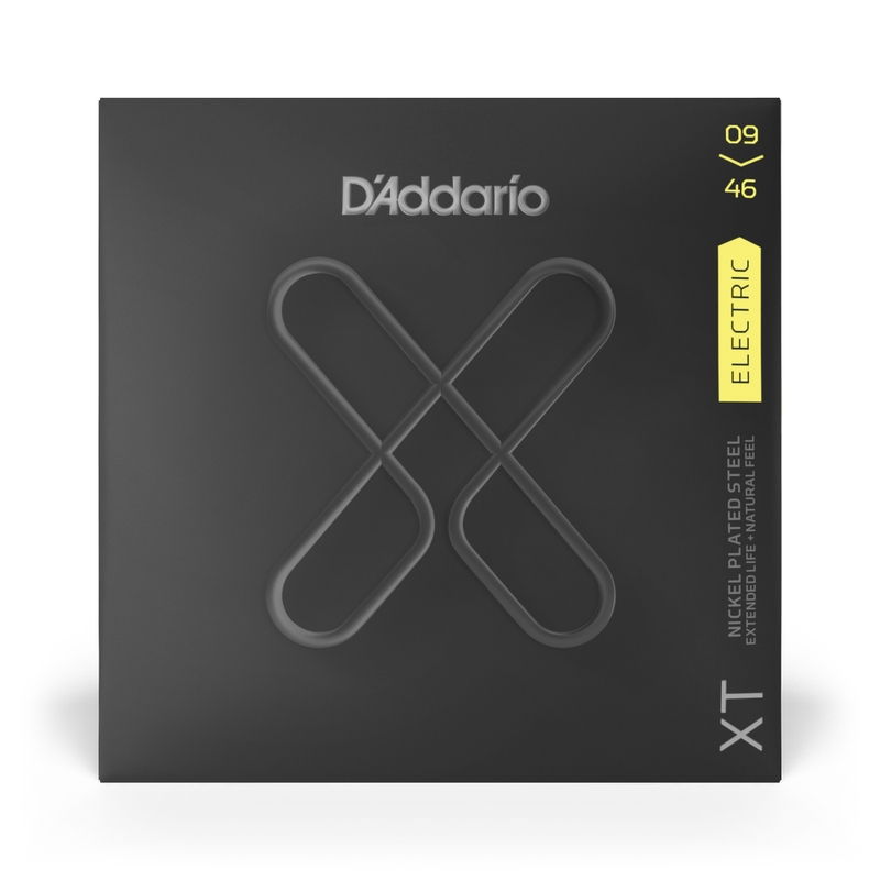 D'Addario XTE0946 XT Series Electric Guitar Strings, Nickel, 09-46