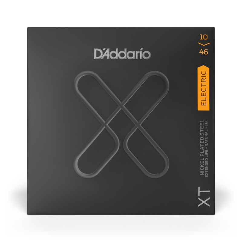 10-PACK of D'Addario XTE1046 XT Series Electric Guitar Strings, Nickel, 10-46