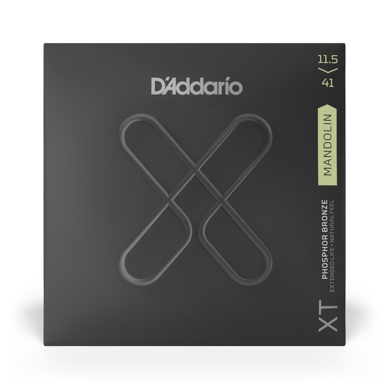 D'Addario XTM11541 XT Series Mandolin Strings, Phosphor Bronze, 11.5-41