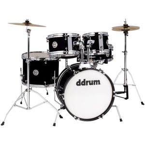 ddrum d1 junior 5 piece drum set w hardware and cymbals midnight black ddrum d1 516 mb