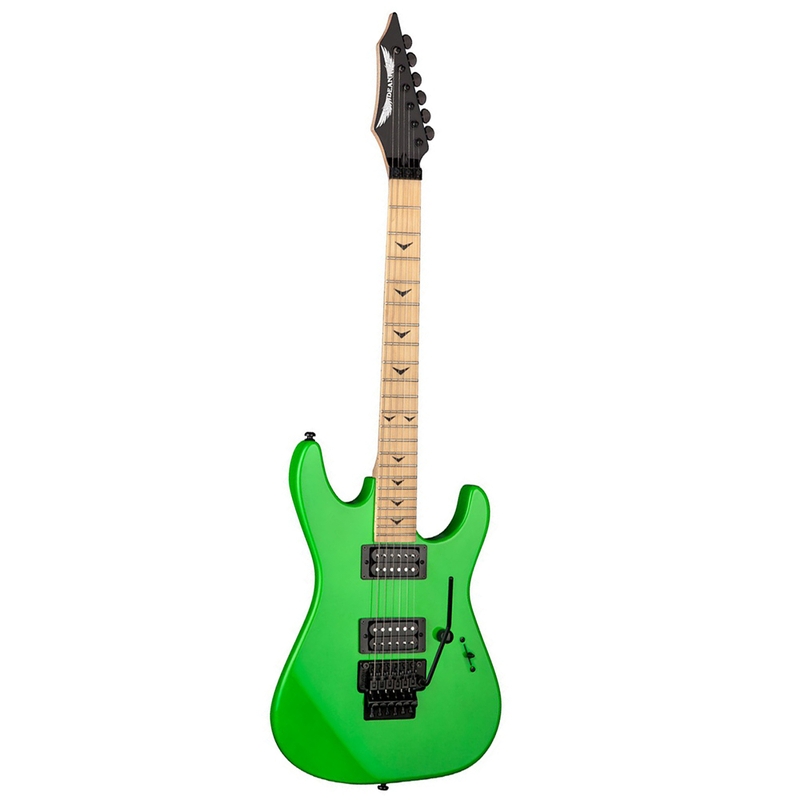 Dean Custom Zone II Floyd Solid-Body Electric Guitar in Nuclear Green (Open Box)
