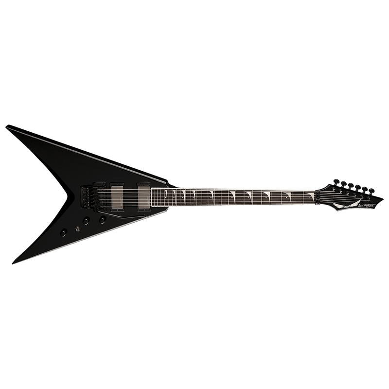 Dean V Dave Mustaine Floyd Electric Guitar with Hard Case - Classic Black