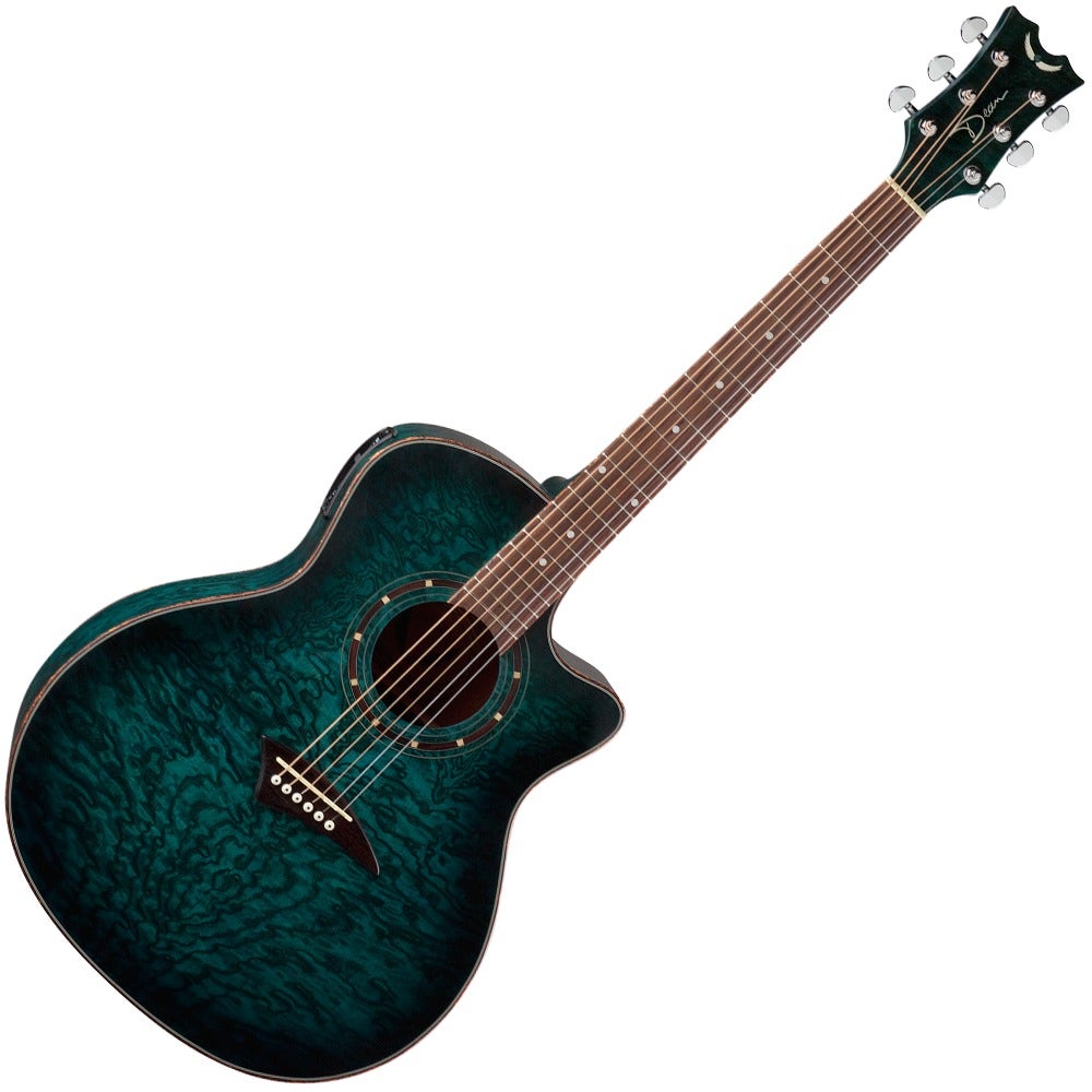 Dean Guitars Exotica Quilt Ash Top Cutaway Acoustic Electric