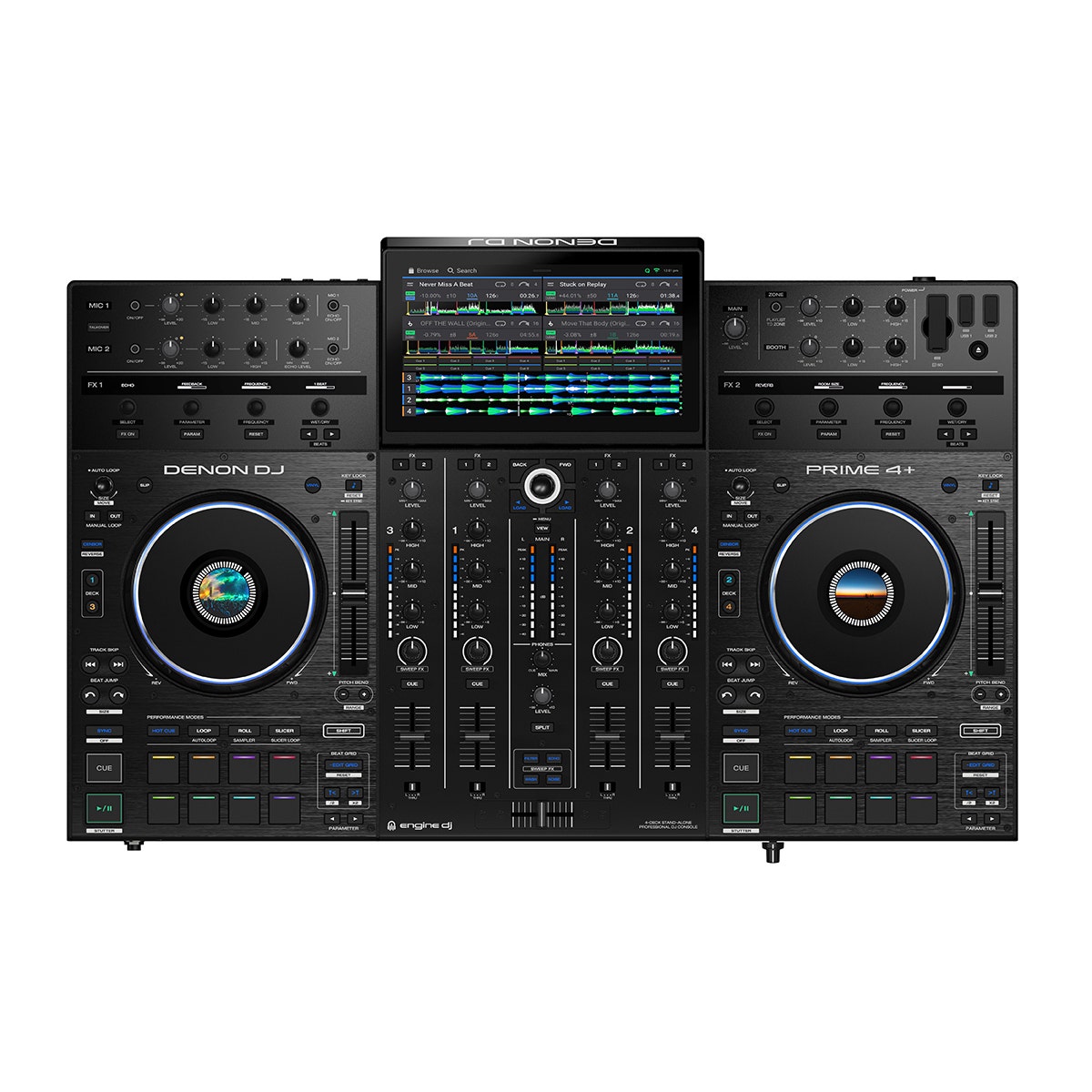 Denon DJ PRIME GO+ Portable Battery-Powered Standalone DJ Denon DJ PRIME GO+ Portable Battery-Powered Standalone DJ