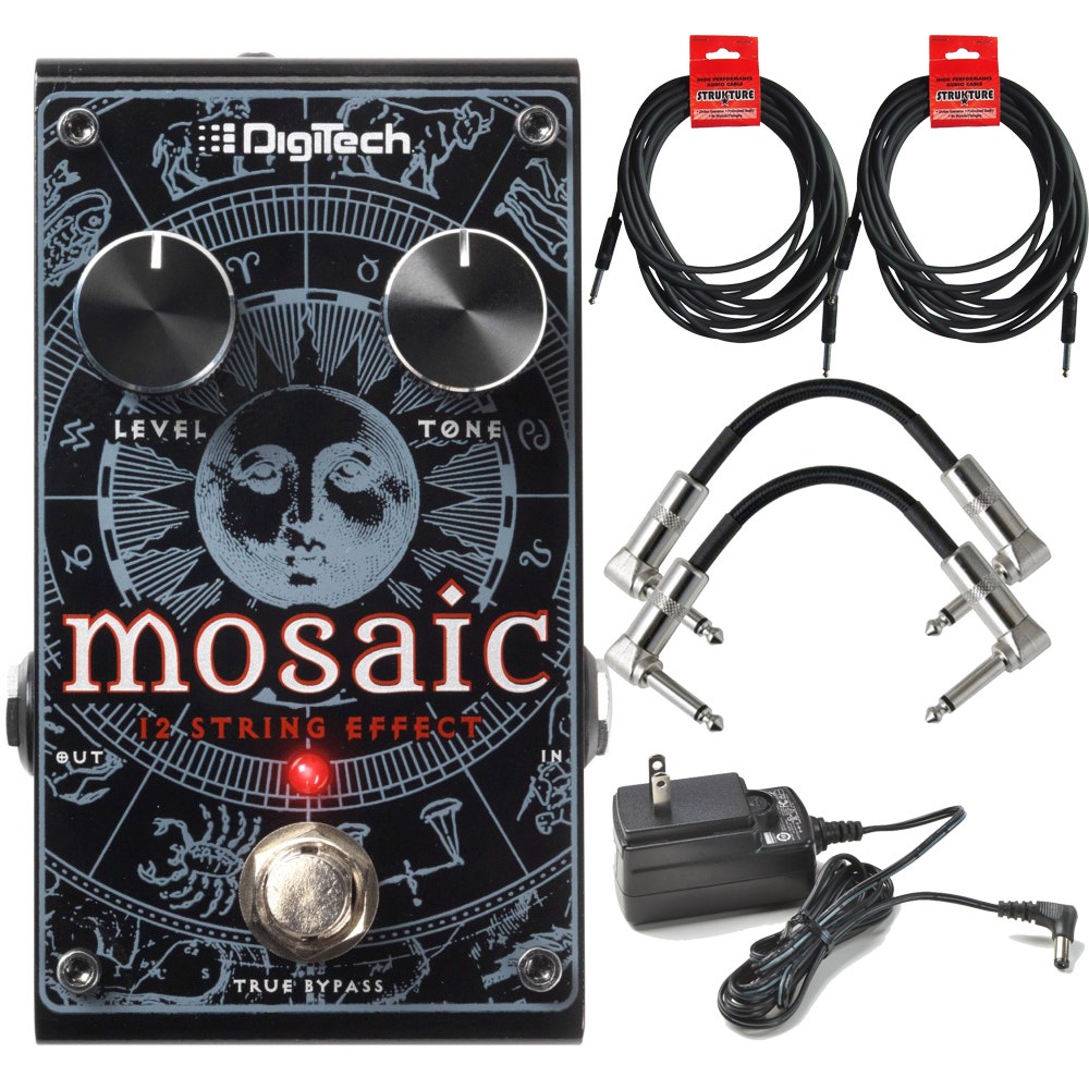 Digitech Mosaic Polyphonic 12-String Guitar Effect Pedal with