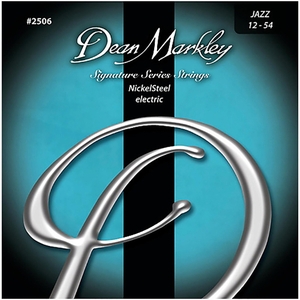 dean markley 2506 signature series jazz nickelsteel electric guitar strings 12 54