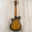 Dunable Cyclops Guitar, Amber Burst, Black Limba, Ebony, Phase and Split-Coil Switches