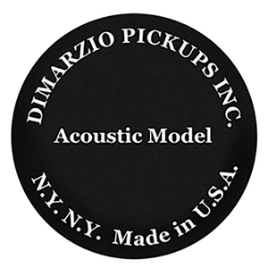 dimarzio dp130 acoustic model guitar pickup black