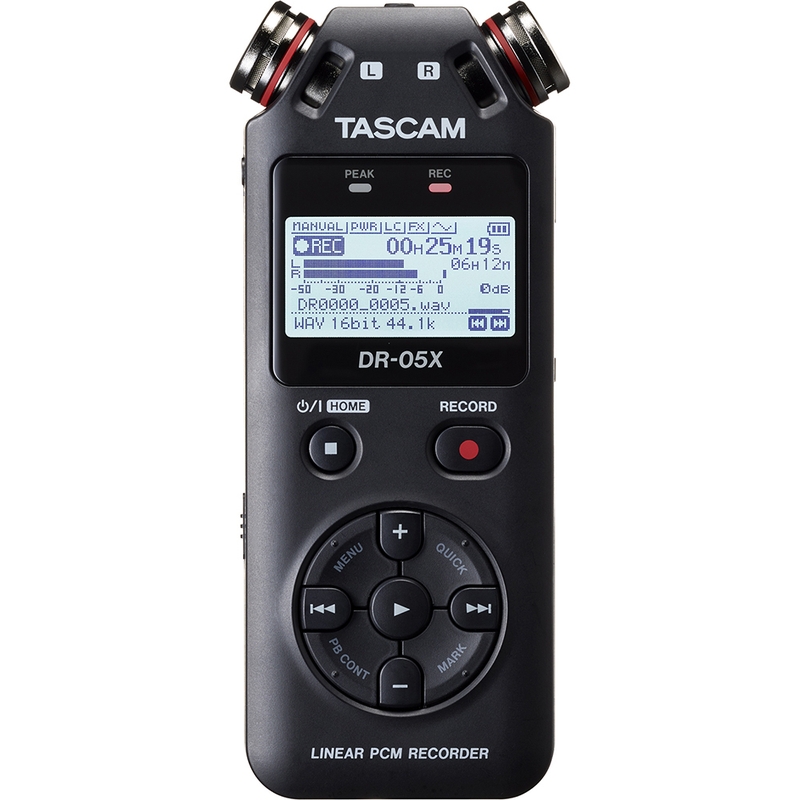 Tascam DR-05X Stereo Handheld Digital Audio Recorder and USB Audio Interface DR05X