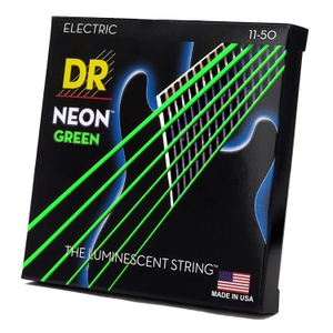dr strings nge 11 coated heavy electric guitar strings 11 50 neon green