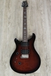 PRS Paul Reed Smith SE Custom 24 Left-Handed Electric Guitar with Gig Bag - Fire Red Burst