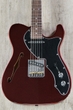 G&L USA ASAT Classic Thinline Semi-Hollow Electric Guitar, Rosewood Fingerboard, Hard Case - Ruby Red Metallic (B-STOCK)