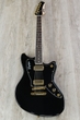 Jennings Voyager Electric Guitar, Rosewood Fretboard, Stop Tail Bridge, Mono Gig Bag - Black and Gold