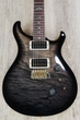 PRS Paul Reed Smith Wood Library Custom 24 Electric Guitar, Pattern Thin, Swamp Ash Body, Hard Case - Charcoal Burst