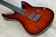 Suhr Modern HH Electric Guitar, Flame Maple Top, Ebony Fingerboard, Hard Case - Trans Red Burst