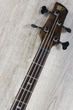Ibanez SR1700BE NT Premium 4-String Electric Bass, Poplar Burl/Walnut Top - Natural