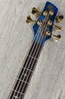 Ibanez SR2605E CBB Premium 5-String Electric Bass, Poplar Burl Top - Cerulean Blue Burst