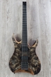 Mayones Hydra Elite 6-String Headless Electric Guitar, Ebony Fingerboard, Deluxe Gig Bag - Trans Graphite