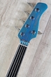 Sire Marcus Miller V7 2nd Gen Bass Guitar, Alder, 5-String, Fretless, LPB Lake Placid Blue
