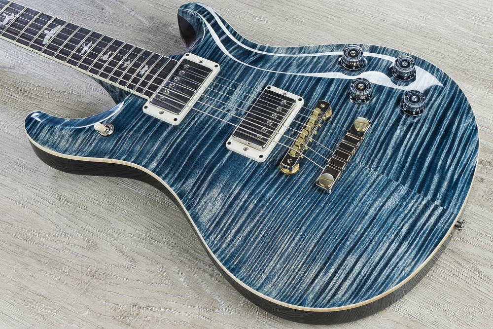 PRS Paul Reed Smith McCarty 594 Electric Guitar, 10-Top, Pattern Vintage, Hard Case - Faded Whale Blue