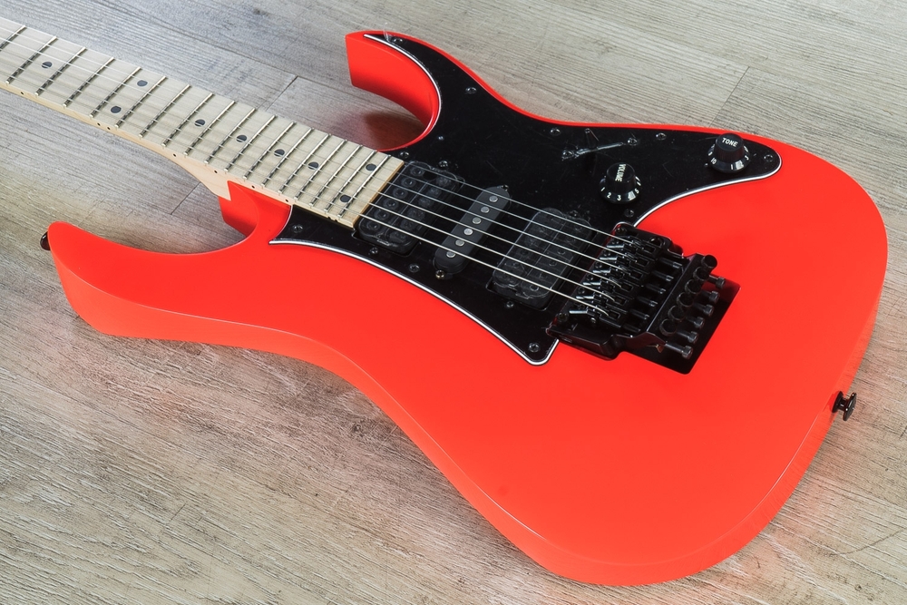 Ibanez RG550 RF Genesis Collection RG Electric Guitar, Maple Fingerboard - Road Flare Red