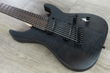 ESP LTD M-1008 Multi-Scale 8-String Electric Guitar, Flamed Maple Drop Top - See Thru Satin Black