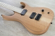 Skervesen Raptor 6 Electric Guitar, Figured Walnut Top, Khaya Mahogany Body, Hard Case - Natural