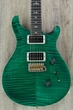 PRS Paul Reed Smith Custom 24 Electric Guitar, Pattern Thin, Flame Maple 10-Top, Hard Case - Ocean Turquoise