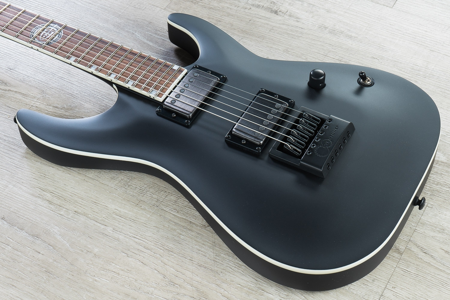 ESP LTD AJ-1 Evertune Andy James Signature Series Electric Guitar - Black  Satin