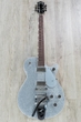 Gretsch G6129T Players Edition Jet FT Electric Guitar with Bigsby, Rosewood Fingerboard, & Hard Case - Silver Sparkle