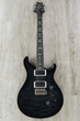 PRS Paul Reed Smith Custom 24 Electric Guitar, Flame Maple Top, Hard Case - Grey Black Smokeburst (Demo)