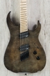 Legator Ninja R 200 Multi-Scale 6-String Electric Guitar, Maple Fingerboard - Gloss Charcoal Burl