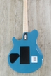Ernie Ball Music Man BFR Axis HH Electric Guitar, Flame Maple Top, Hard Case - Steel Blue