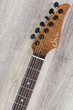 Suhr Modern Custom HSH Guitar, Spalted Maple Top, Roasted Flame Maple Neck, Ziricote Fretboard