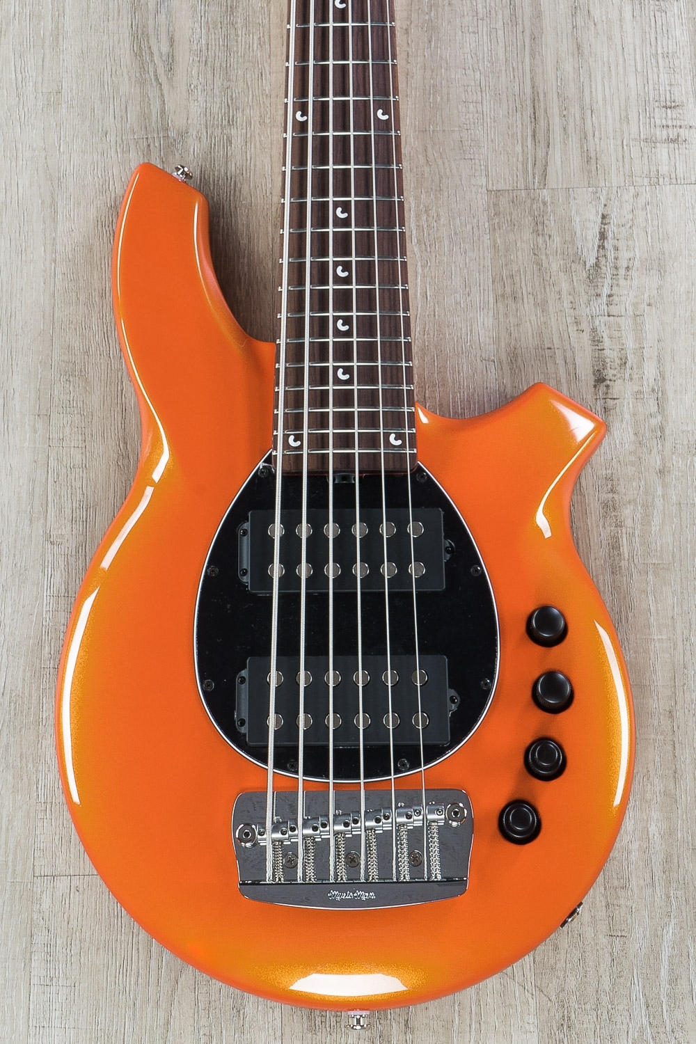 Ernie Ball Music Man Bongo 6 HH 6-String Electric Bass, Rosewood