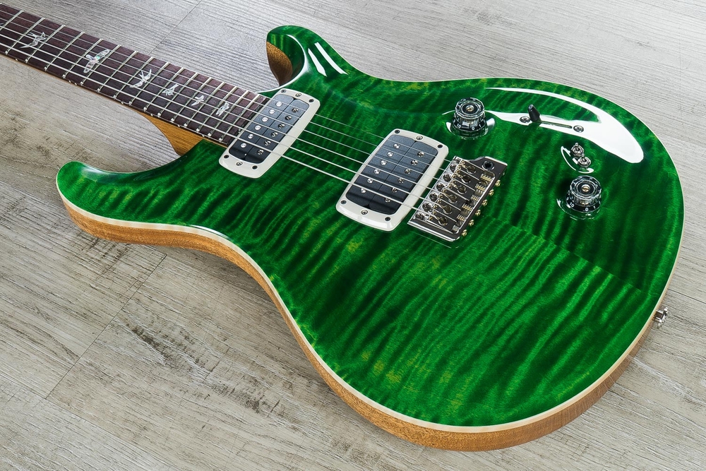 2018 PRS Paul Reed Smith 408 10-Top Guitar, Emerald Green, Rosewood Fretboard, Pattern Neck