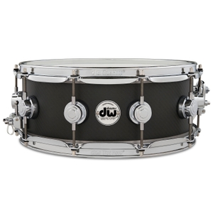 dw drum workshop collector s series 5 5 x14 carbon fiber edge snare drum