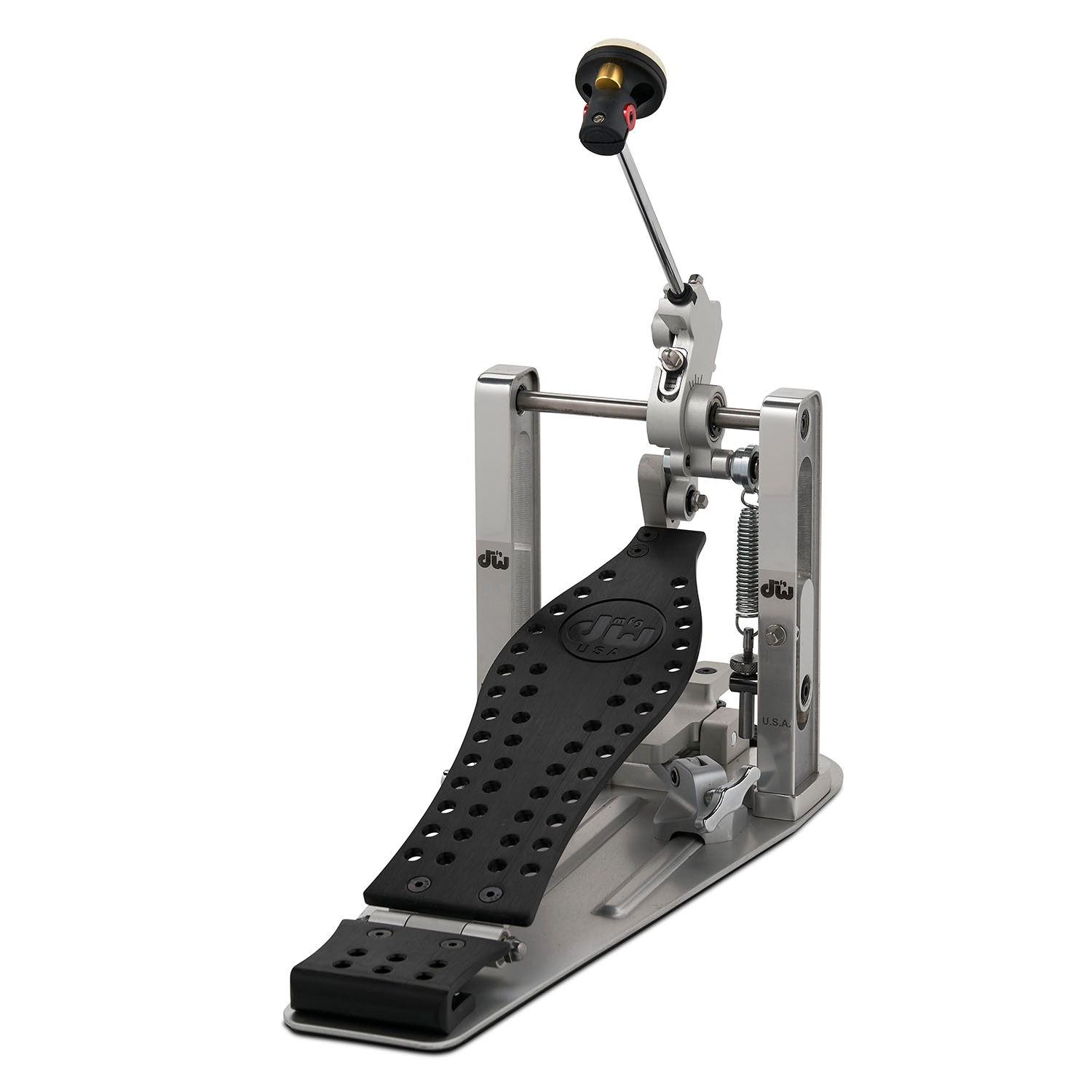 tekst Installatie monster DW Drum Workshop DWCPMDDBK MDD Machined Direct Drive Single Bass Drum Pedal  with Bag, Black