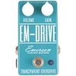 Emerson Custom EM-Drive Transparent Overdrive Guitar Effects Pedal