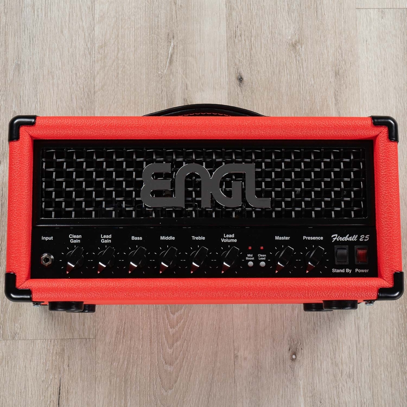 ENGL E633 Fireball 25 25-Watts 2-Channel Guitar Amp Head, Special Edition Red