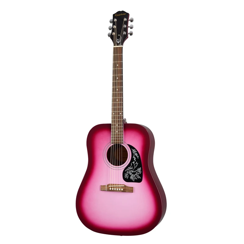 Open Box Epiphone Starling Acoustic Guitar Laurel Fretboard w Spruce Top Hot Pink Pearl