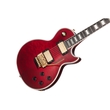 Epiphone Alex Lifeson Les Paul Custom Axcess Guitar, 4A Quilt Maple, Ruby