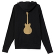 Epiphone Guitars GA-EHDFZ Full-Zip Hooded Sweatshirt Hoodie, Black w/ Logo, Large