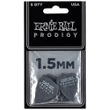 Ernie Ball 9199 Prodigy Standard Guitar Picks, Black, 1.5mm (6-Pack)