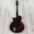 ESP USA Eclipse FR Guitar, Ebony Fretboard, EMG Pickups, Blood Splatter
