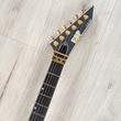 ESP USA V-II FR Guitar, Ebony Fretboard, EMG 89X & 89XR Pickups, Sapphire Black Metallic