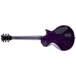 ESP LTD Eclipse EC-1000 Left-Handed Guitar, Macassar Ebony Fretboard, See Thru Purple Sunburst