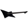 ESP LTD EX-7 Baritone Black Metal 7-String Guitar, Macassar Ebony Fretboard, Black Satin